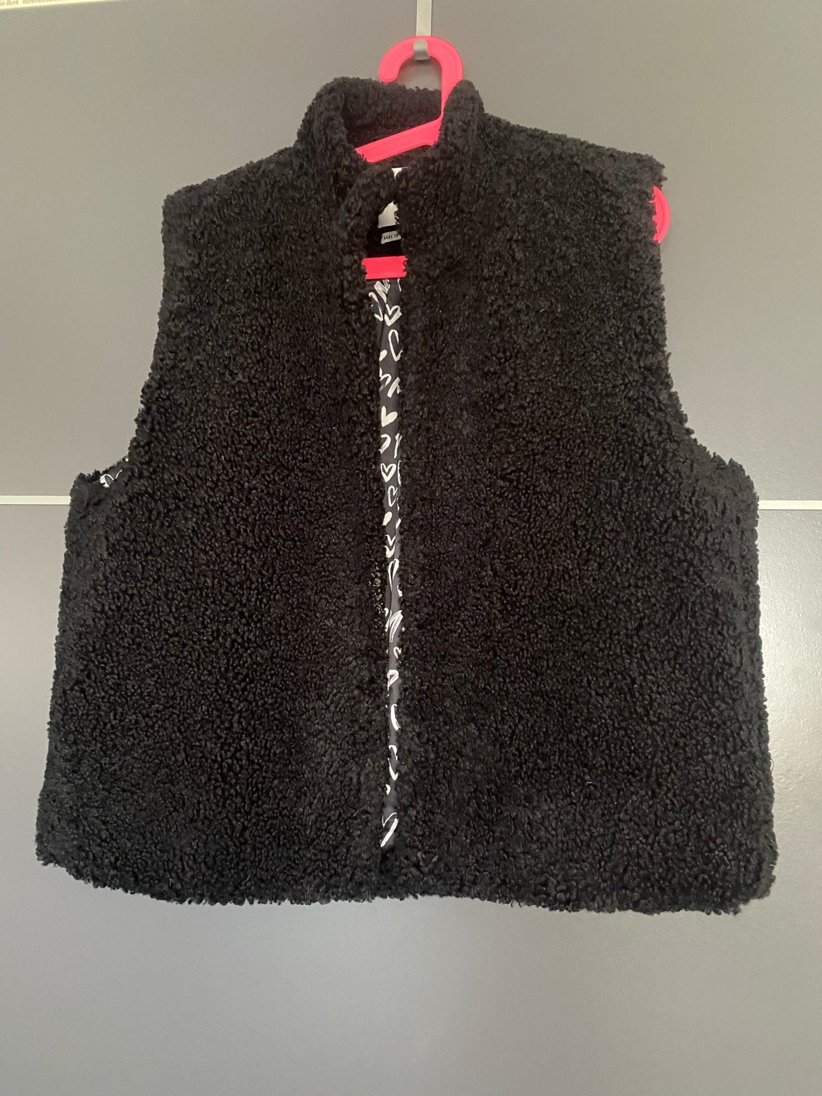 POM Amsterdam Teddy Gilet Zwart Maat 42, Ophalen of Verzenden, Zo goed als nieuw, Maat 42/44 (L), Zwart