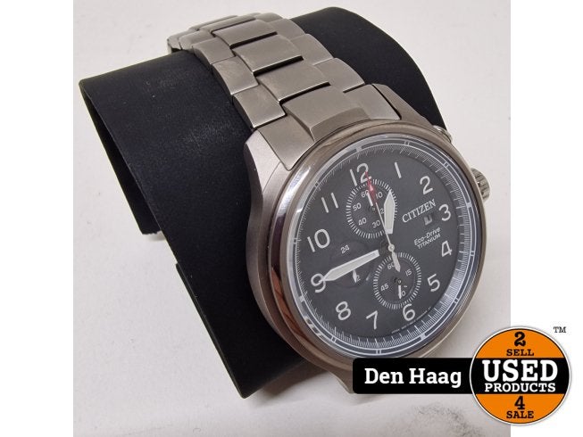 Citizen Eco-Drive Herenhorloge Chrono Titanium | Nette staat, Sieraden, Tassen en Uiterlijk, Citizen, Zo goed als nieuw, Support@citizen.com