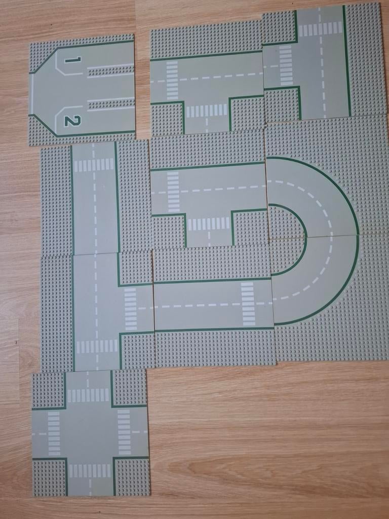 Lego grondplaten 10 stuks, Kinderen en Baby's, Speelgoed | Duplo en Lego, Ophalen of Verzenden, Gebruikt