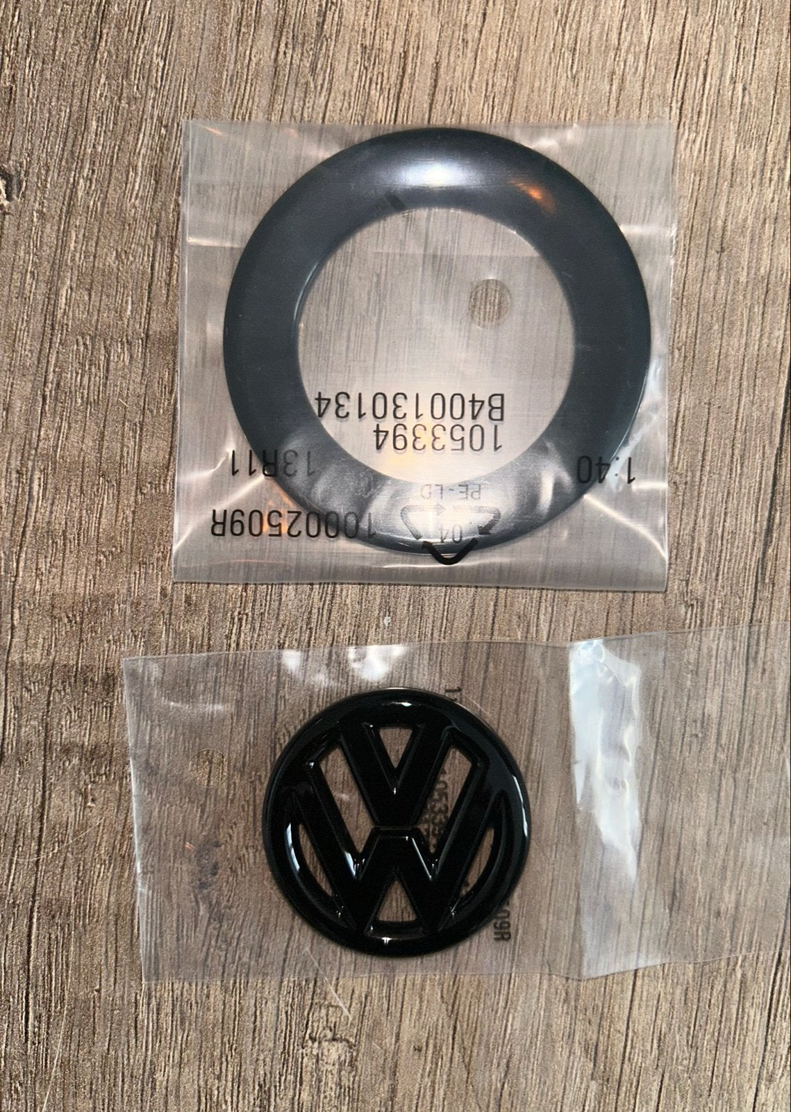 VW embleem zwart stuur - Nieuw, Ophalen