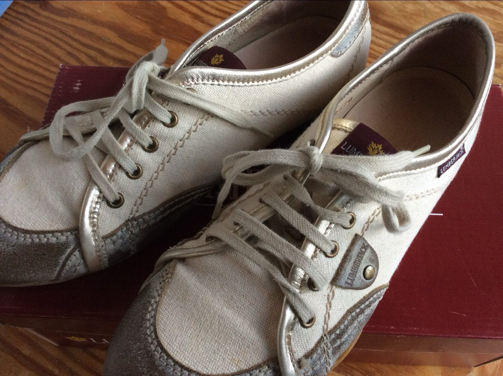 Lumberjack Jeanslook Damesschoenen Beige Maat 38, Ophalen of Verzenden, Zo goed als nieuw, Beige, Sneakers of Gympen
