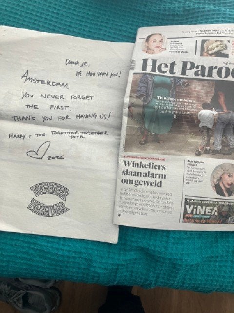 Harry Stiles Parool 2 X, Ophalen of Verzenden, 1980 tot heden, Nederland, Tijdschrift