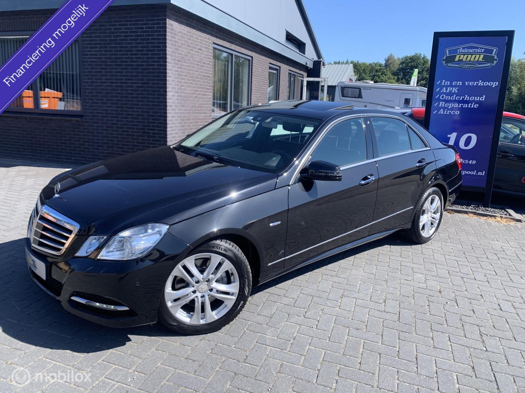 Mercedes E-klasse 250 CDI Business Class-Avantgarde 4-Matic, Auto's, Automaat, Gebruikt, Zwart, Leder