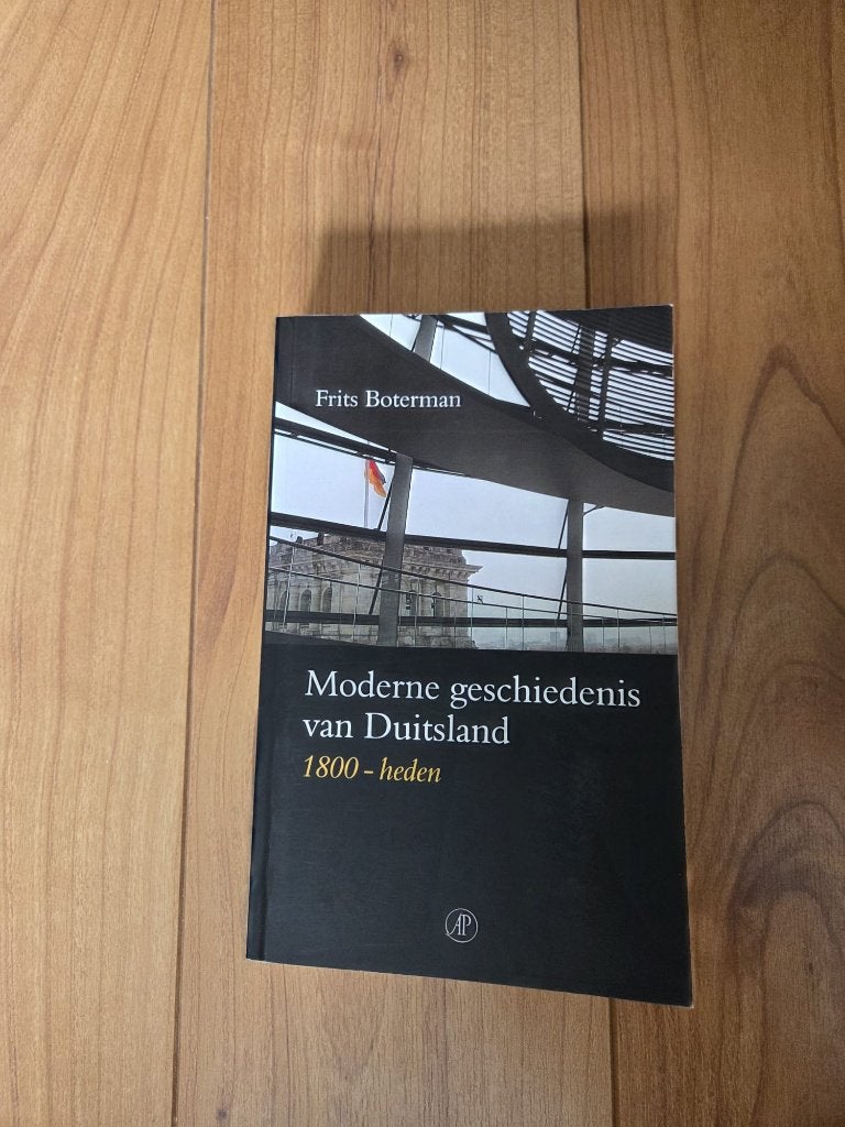 Moderne Geschiedenis van Duitsland, ISBN 9789029562454, Boeken, Ophalen of Verzenden, Gelezen, Frits Boterman