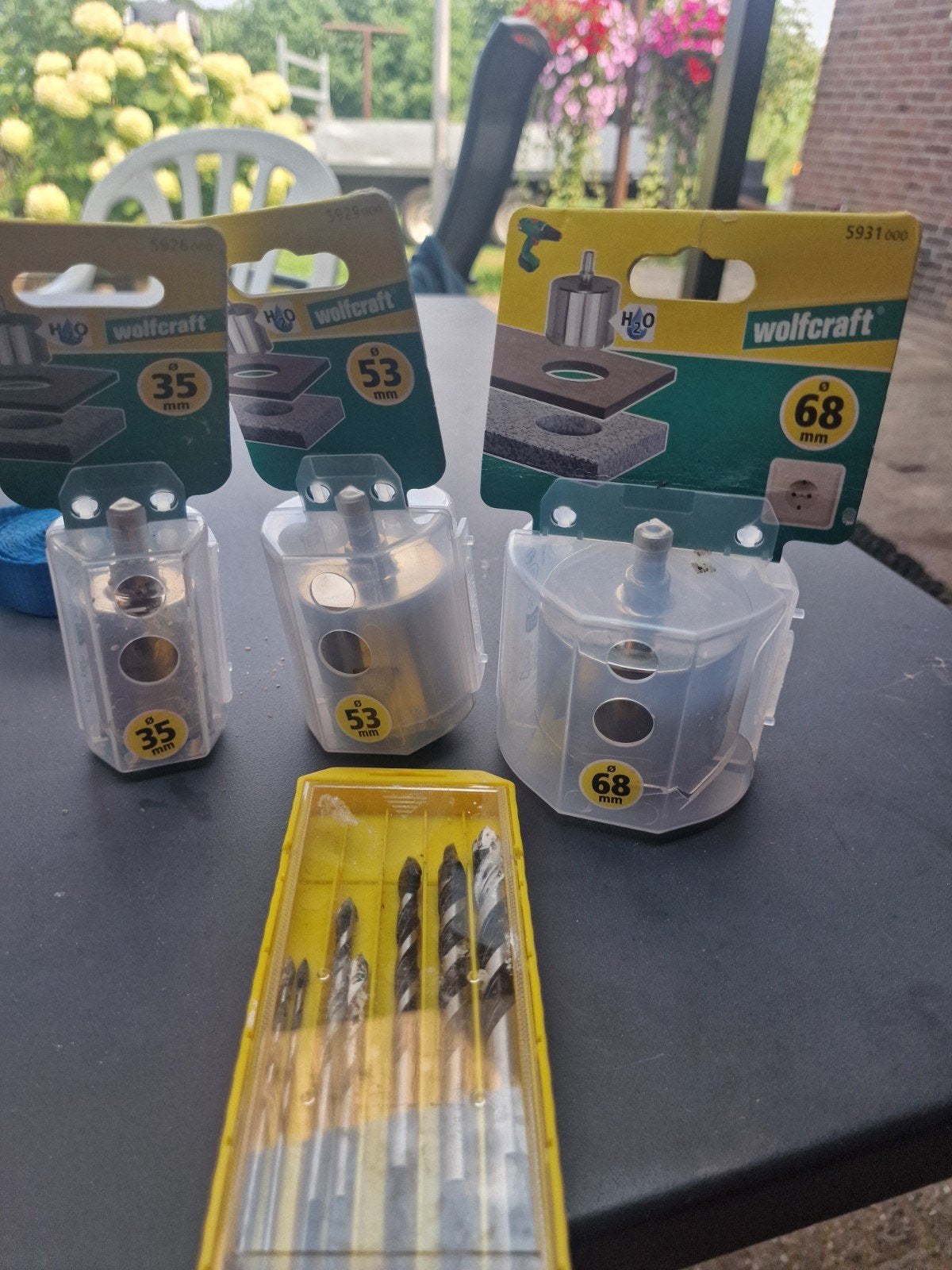 Wolfcraft Diamantboor voor Tegels - Set van 35, 53, 68 mm, Ophalen of Verzenden