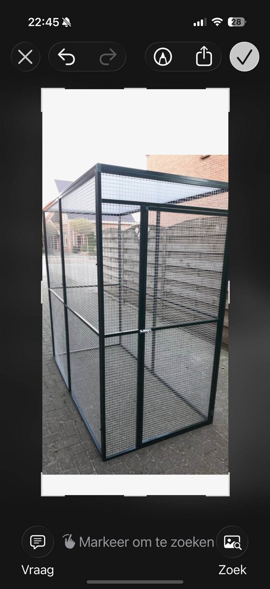 Gezocht volliere panelen, Ophalen of Verzenden, Aluminium, Volière