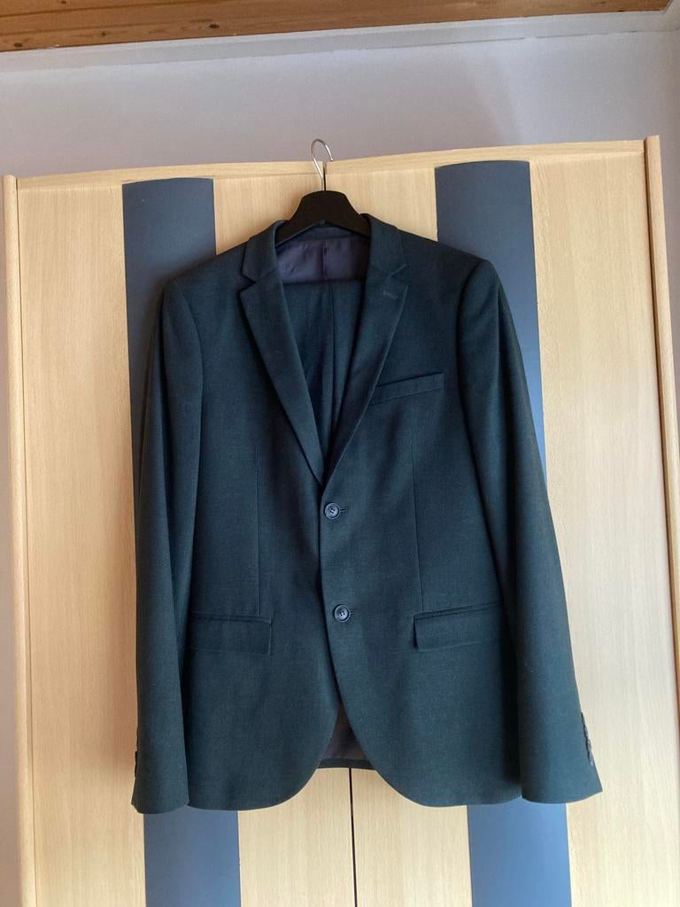 Nieuw Kostuum Merk Topman super kwaliteit Donkergroen, Ophalen of Verzenden, Nieuw, Groen