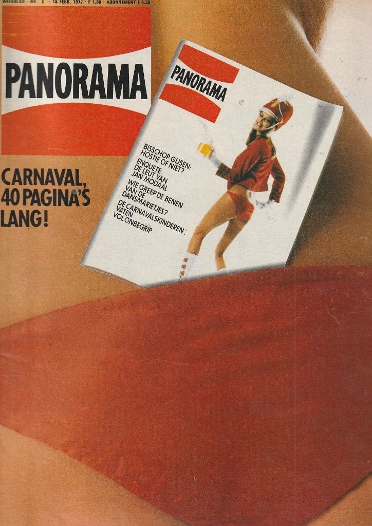 Vintage tijdschrift Panorama 1977 n.7 Carnaval 40 blz, Verzamelen, Verzenden, 1960 tot 1980, Nederland, Tijdschrift