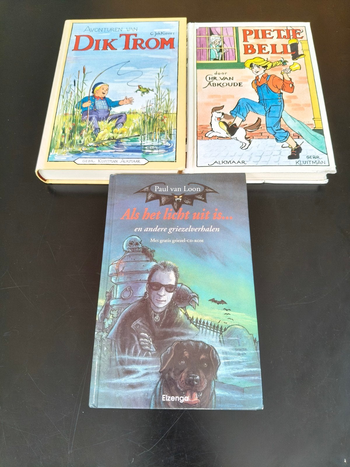 3 kinderboeken: Dik Trom, Pietje Bell, Paul van Loon, Ophalen of Verzenden, C. Joh. Kieviet, Chr. van Abkoude, Paul van Loon, Fictie algemeen