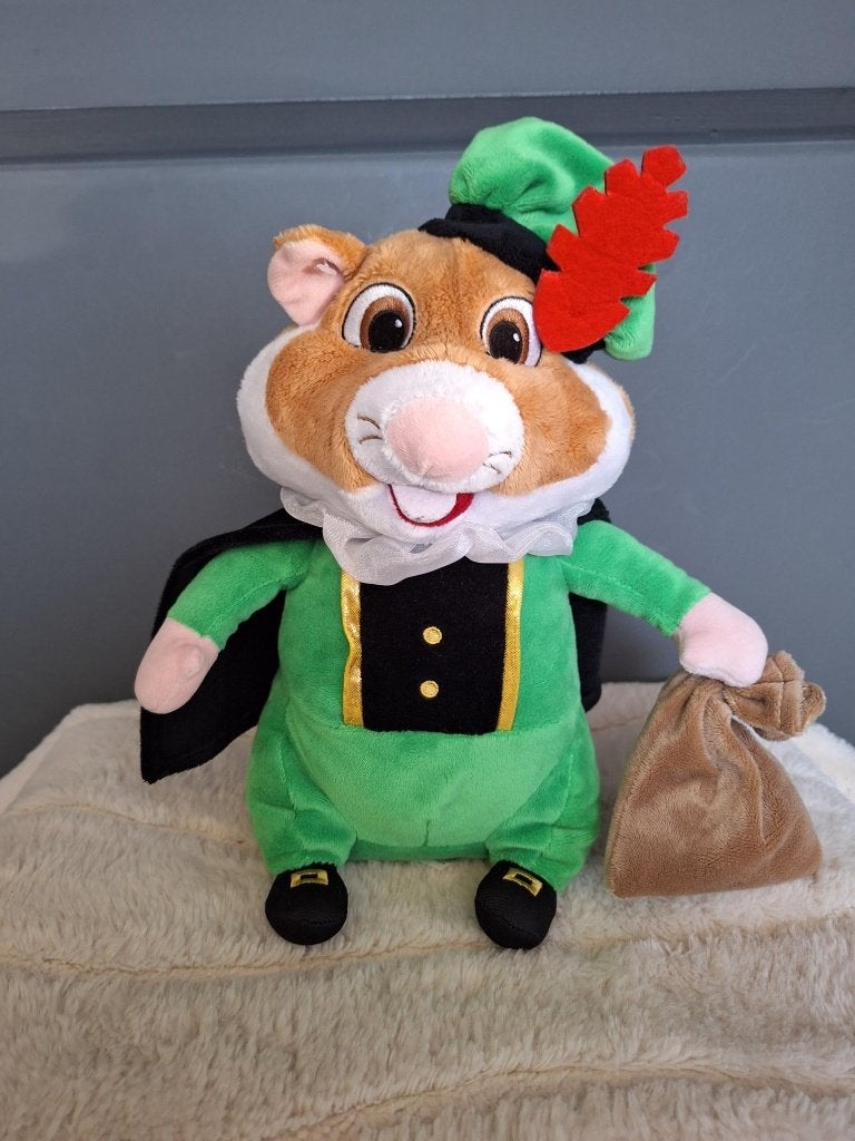 AH hamster piet met groen pakje en zak, Albert Heijn, Overige typen, Ophalen of Verzenden, Zo goed als nieuw