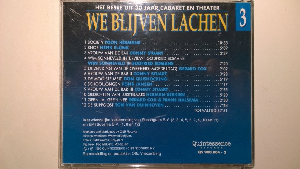 We Blijven Lachen 3, Ophalen of Verzenden, Zo goed als nieuw, Album