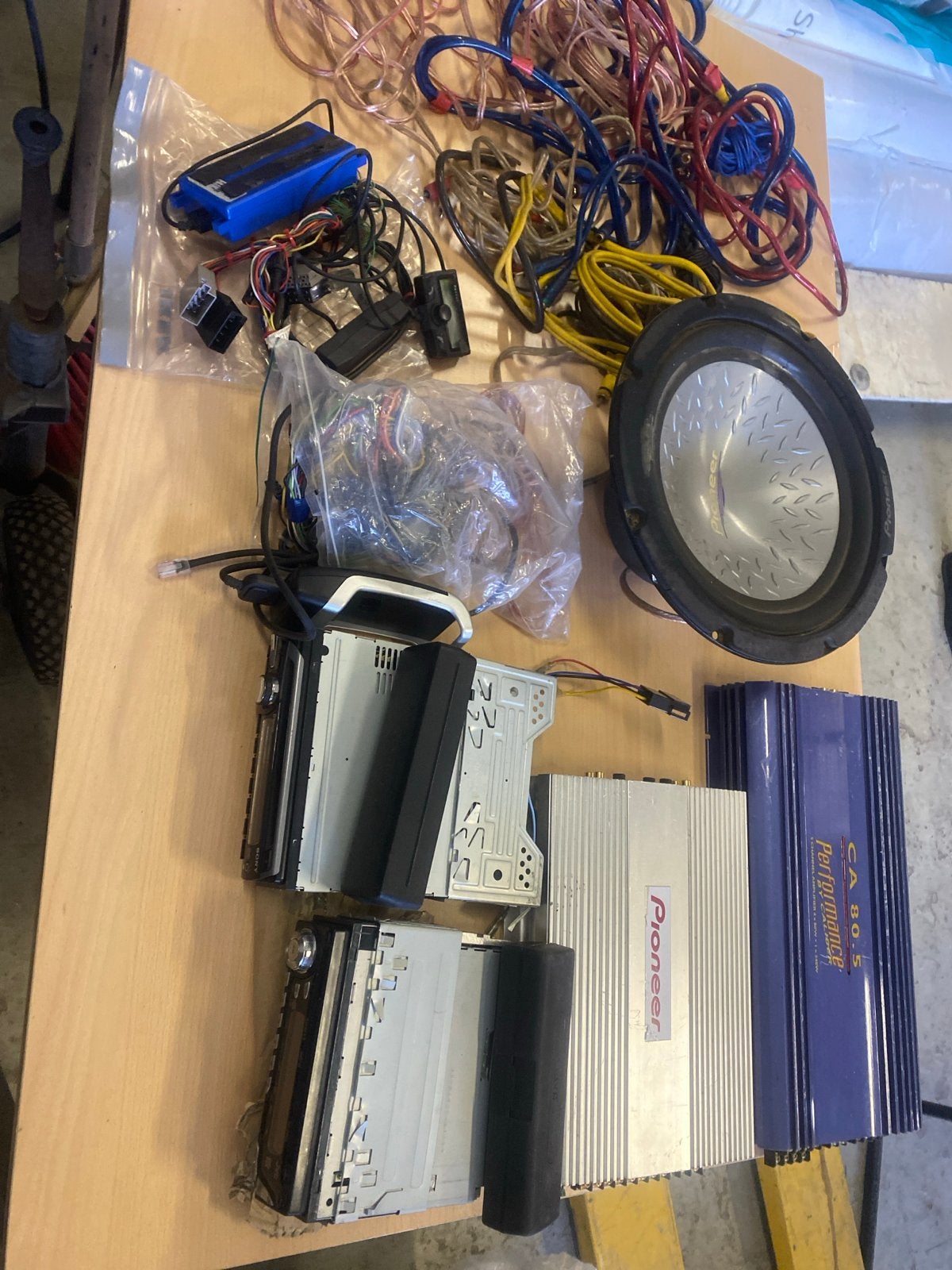 Complete auto audio set: JVC, Sony, Pioneer, Performance, Ophalen of Verzenden, Pioneerstraat, Pioneer, Gebruikt