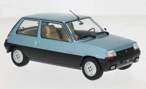 Renault 5 GTL 1985 Lichtblauw-Metallic van Whitebox 1:24, Hobby en Vrije tijd, Modelauto's | 1:24, Overige merken, Auto, Nieuw