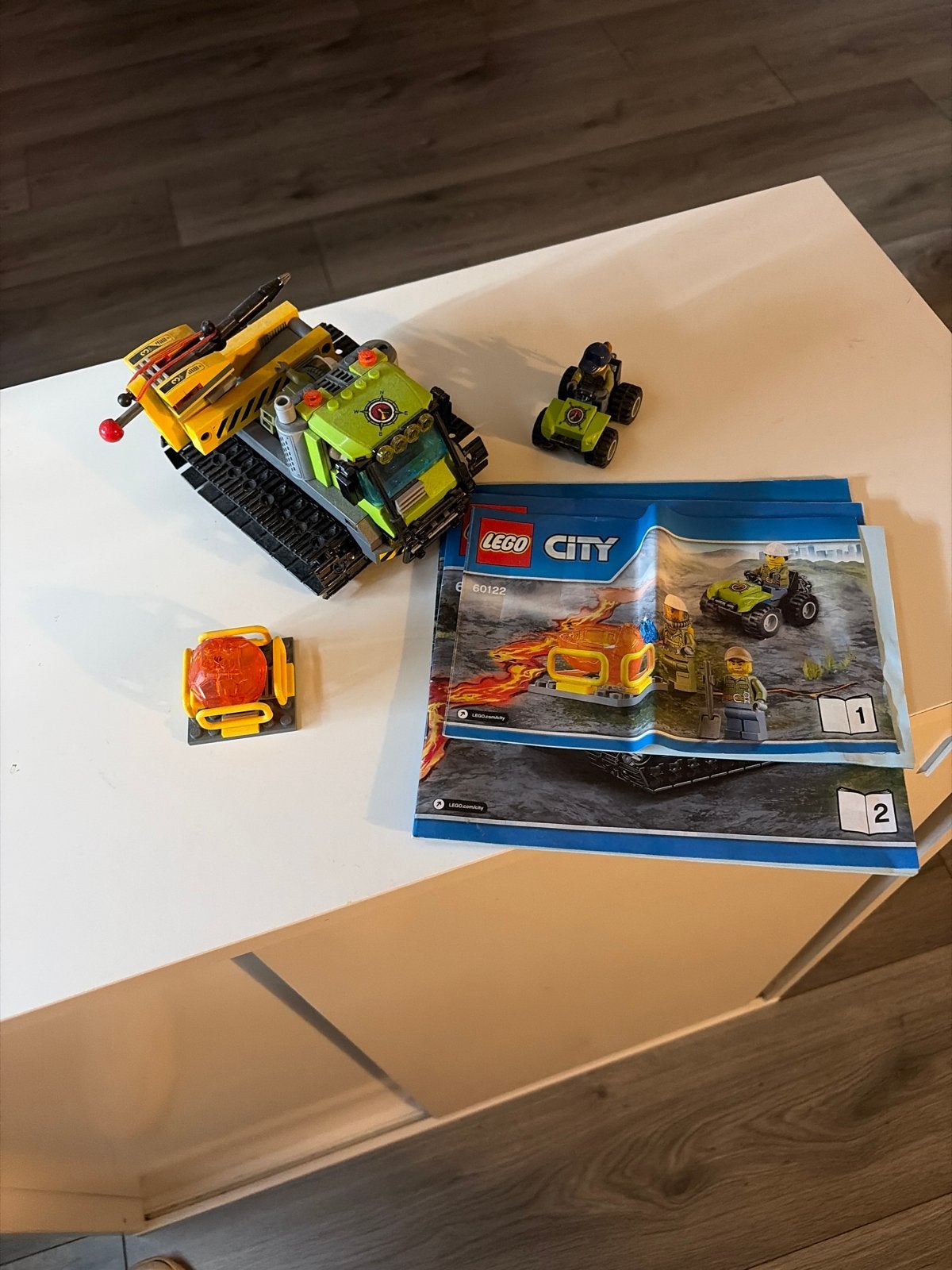 Lego City Vulkaanrupsbandenvoertuig 60122, City, Lego, Ophalen of Verzenden, Zo goed als nieuw