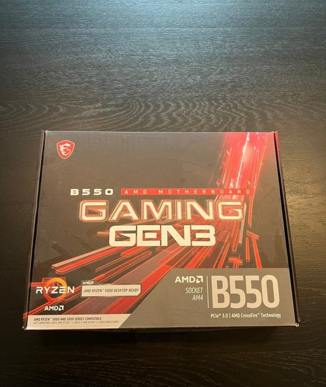 MSI b550 Gaming Gen3 AM4 Moederbord - Zo goed als nieuw, DDR4, AM4, Ophalen of Verzenden, Zo goed als nieuw