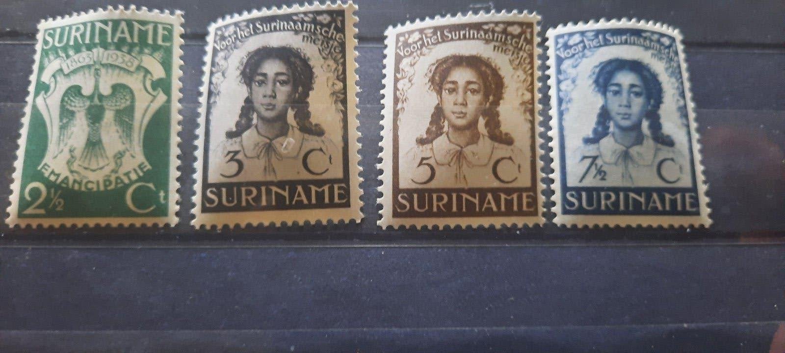 Suriname postzegels 'Voor het Surinaamse kind' - Postfris, Ophalen of Verzenden, Postfris