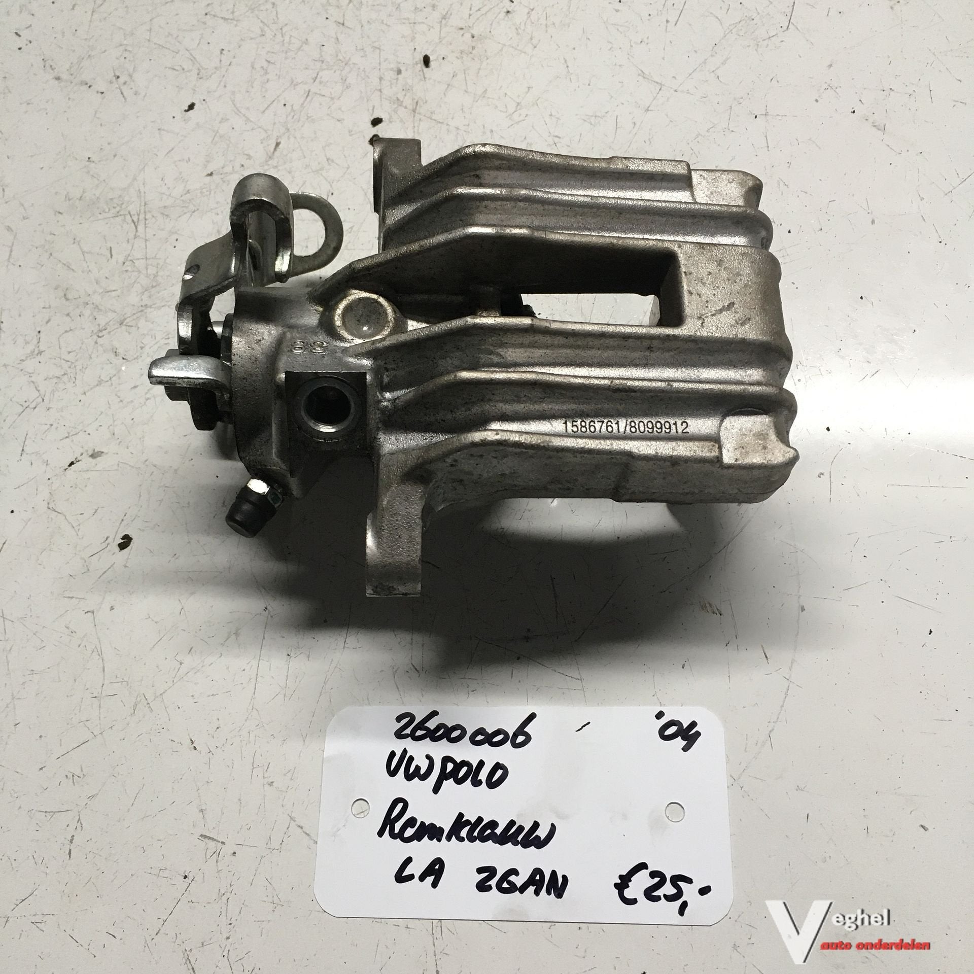 Vw Polo 1.4 2004   2600006  Remklauw Linksachter, Gebruikt, -, -, Ophalen of Verzenden