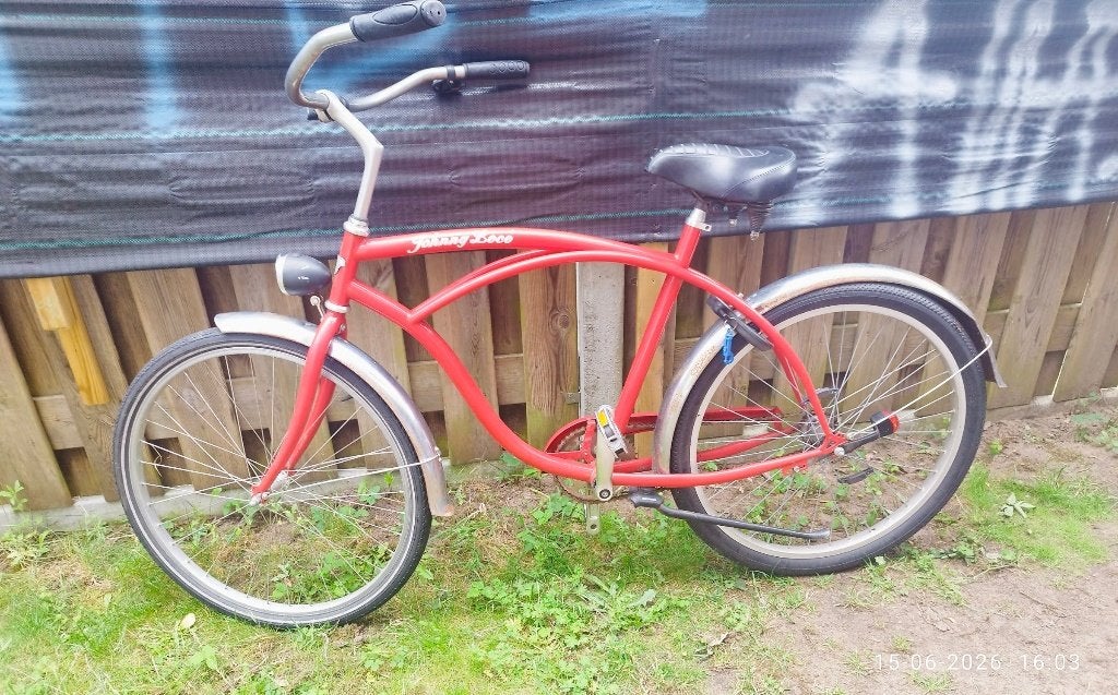 Johnny Loco cruiser, Fietsen en Brommers, Fietsen | Cruisers en Lowriders, Ophalen, Terugtraprem, Gebruikt, Staal