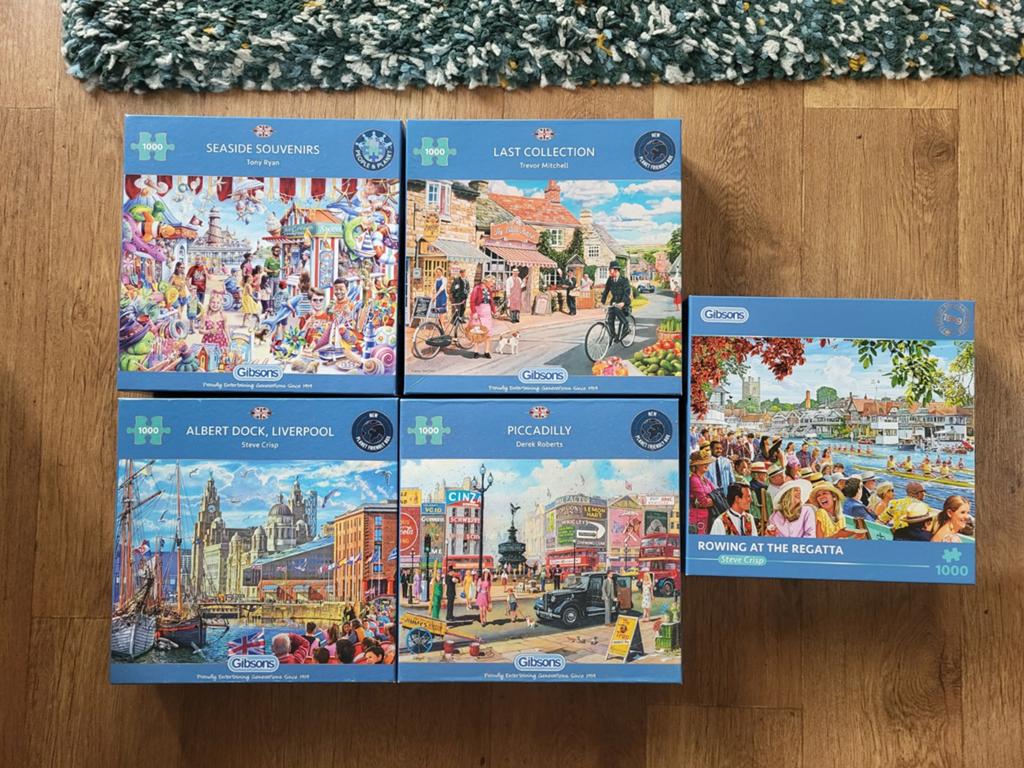 Gibsons puzzels, Ophalen of Verzenden, 500 t/m 1500 stukjes, Zo goed als nieuw