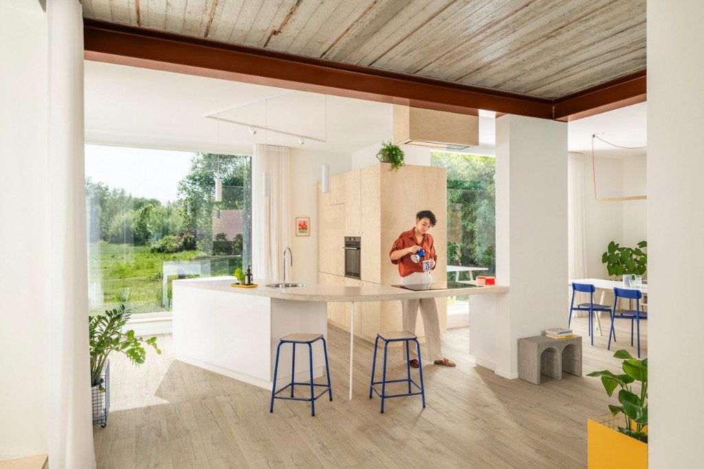 Laminaat Quick step Herritage Oak beige pvc (27), Ophalen, 75 m² of meer, Beige, Nieuw