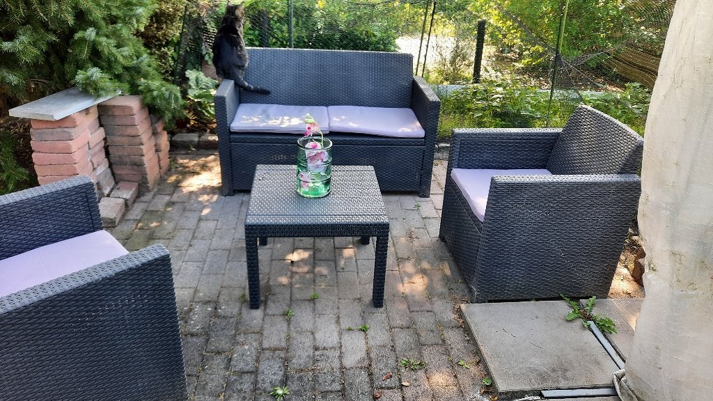 tuinmeubelen, Ophalen, Gebruikt, 4 zitplaatsen, Loungeset