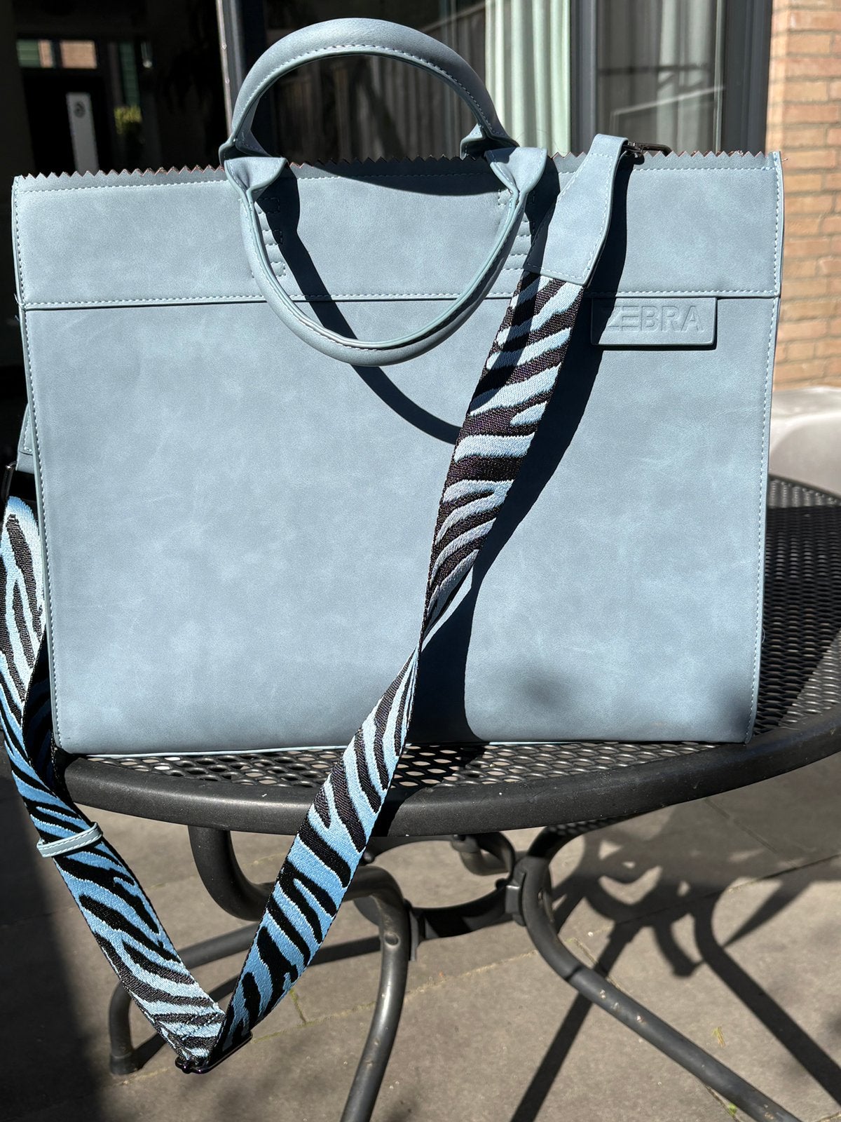 Zebra Schoudertas, Ophalen of Verzenden, Nieuw, Blauw, Schoudertasje