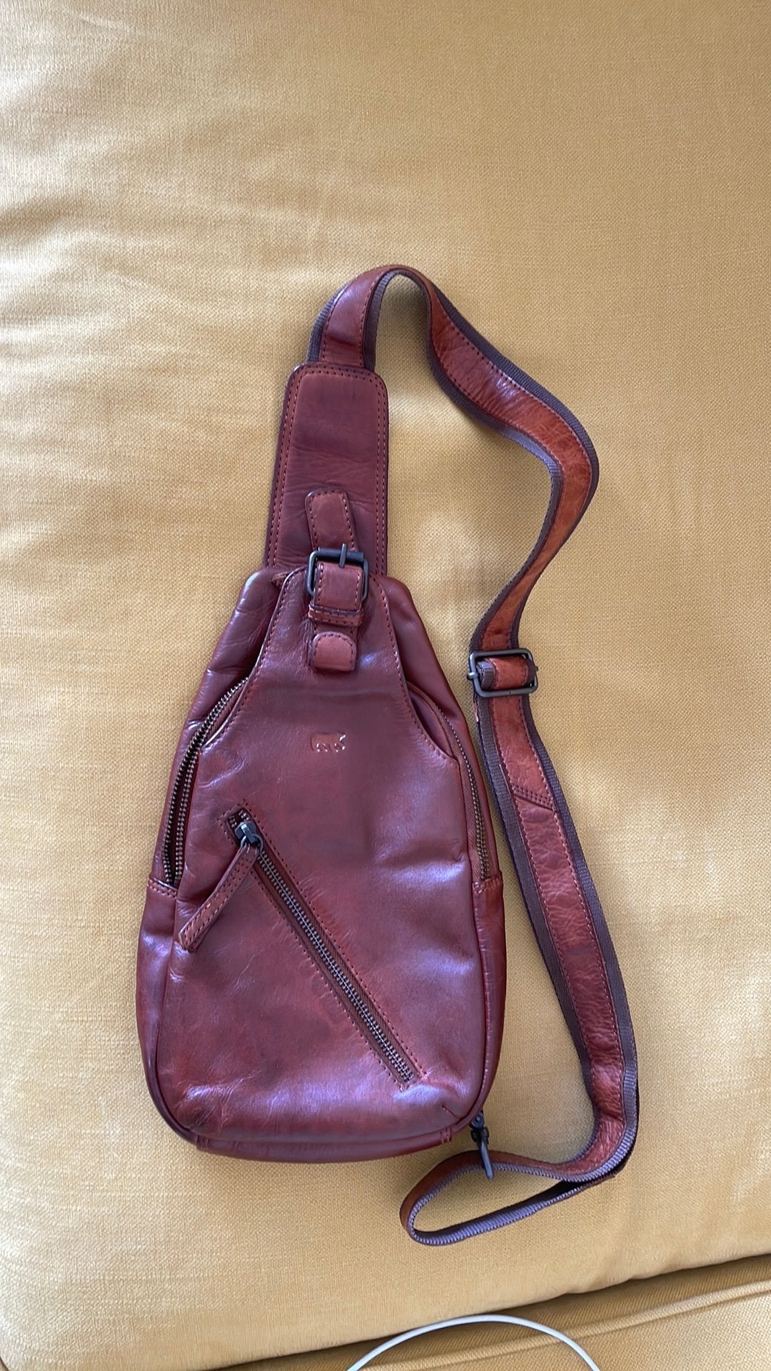 Bear Design leren crossbody rugzak, Ophalen of Verzenden, Nieuw