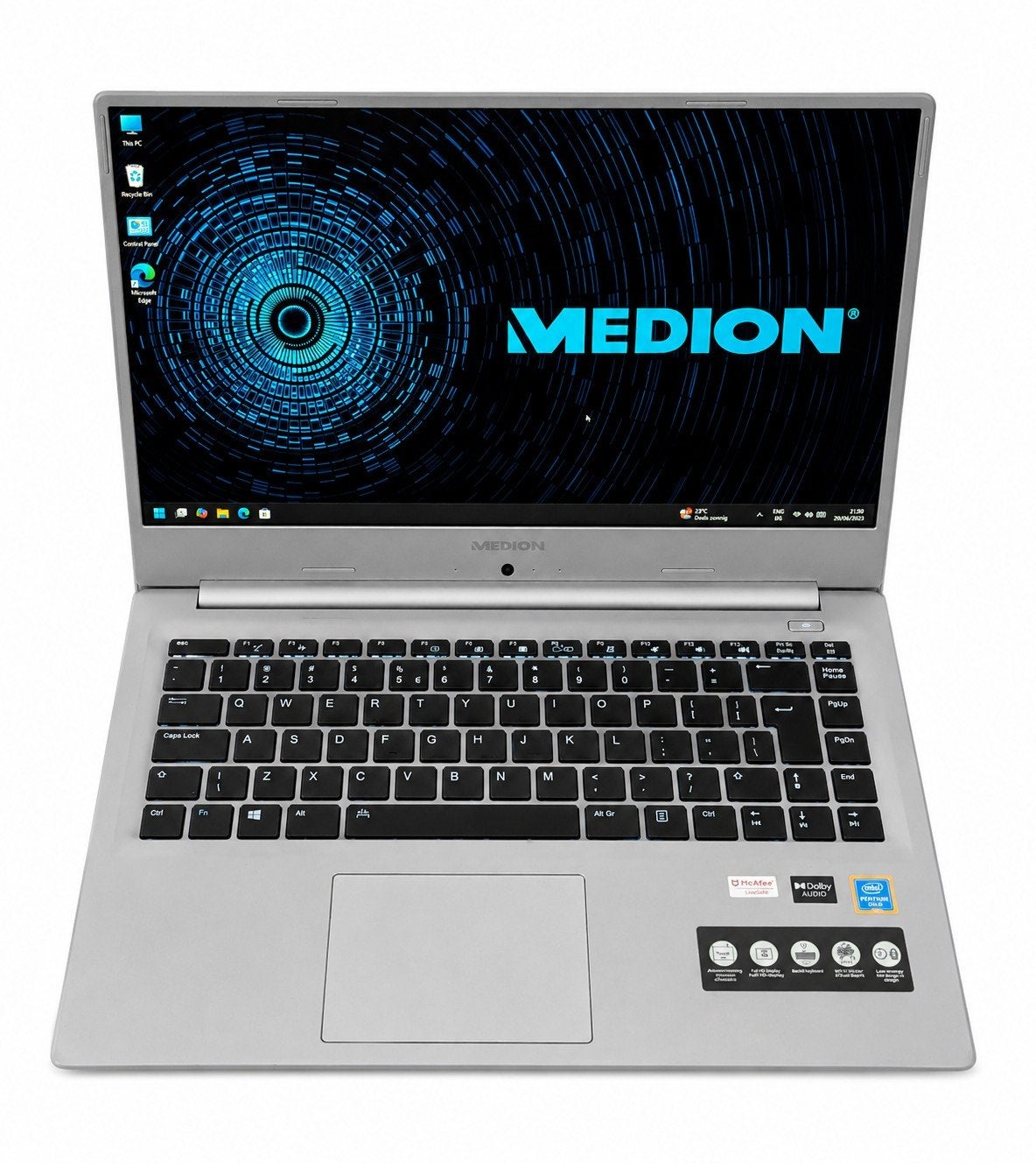Medion 15" W11 Pro Laptop 8GB RAM 256GB SSD + USB Muis, Computers en Software, Windows Laptops, Ophalen of Verzenden