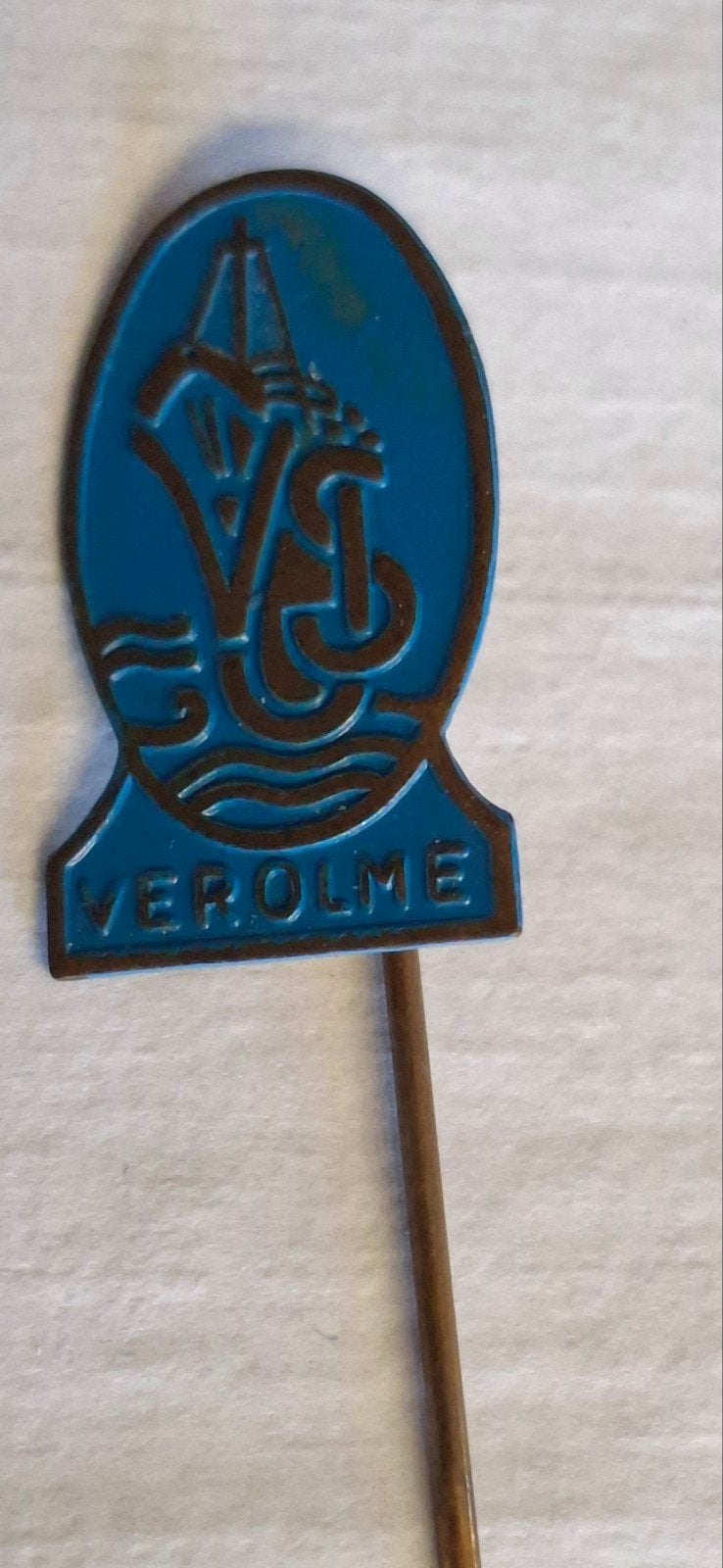 Vintage Verolme Speldje - Scheepswerf Verolme, Ophalen of Verzenden, Gebruikt