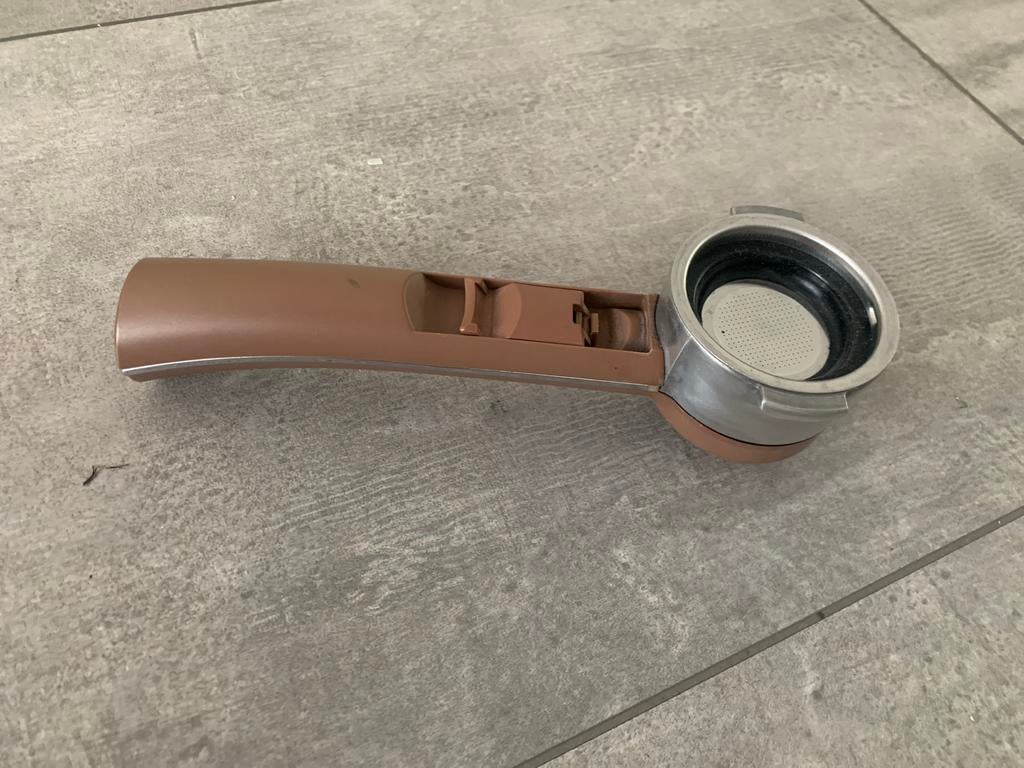 Portafilter voor koffiemachine - Bruin, Ophalen of Verzenden, Zo goed als nieuw, Overige merken, Barista-accessoire