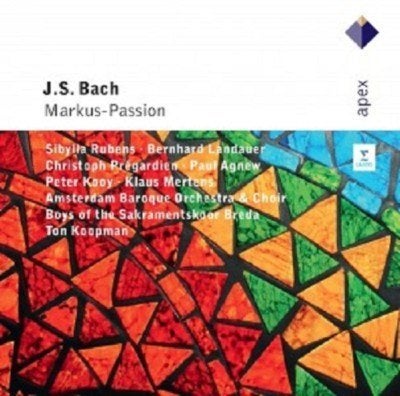 Bach: Markus Passion. Compleet 2 CD’s. Koopman, Ophalen of Verzenden, Zo goed als nieuw, Oratorium, Barok