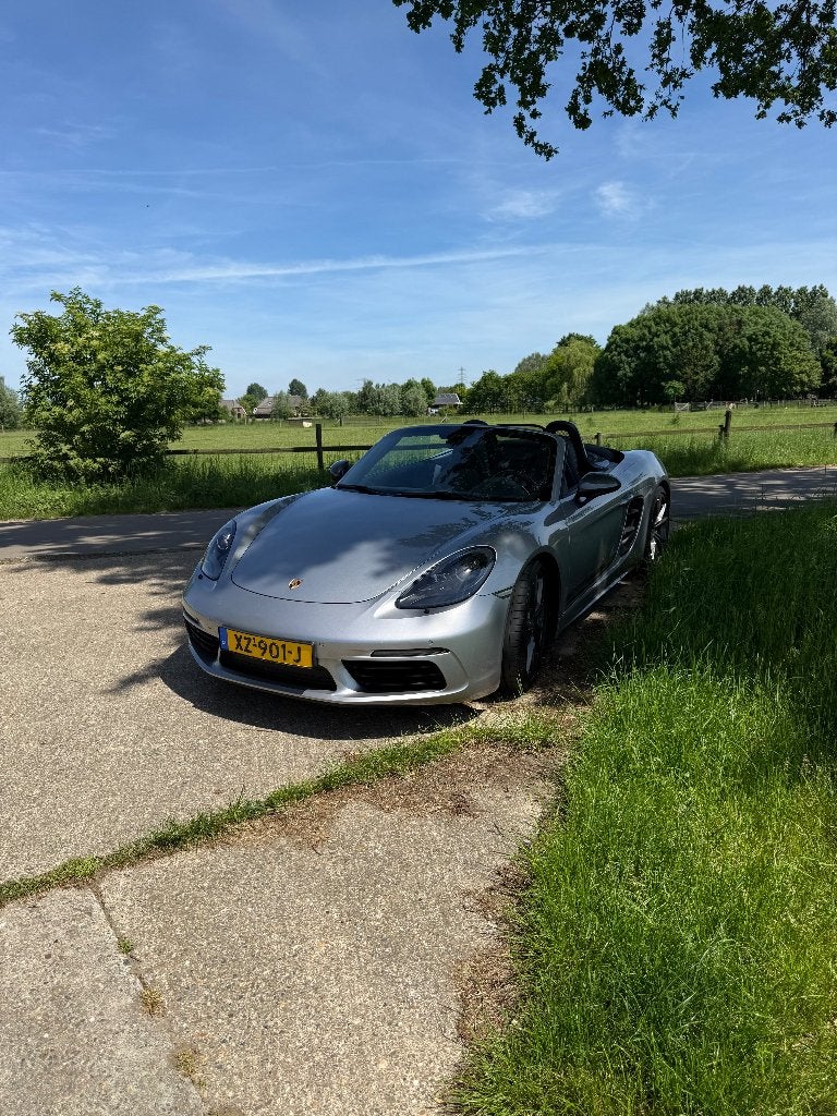 Porsche 718 2.0 300PK PDK 2019 Grijs T uitvoering, Auto's, Dealer onderhouden, Achterwielaandrijving, 4 cilinders, Cabriolet