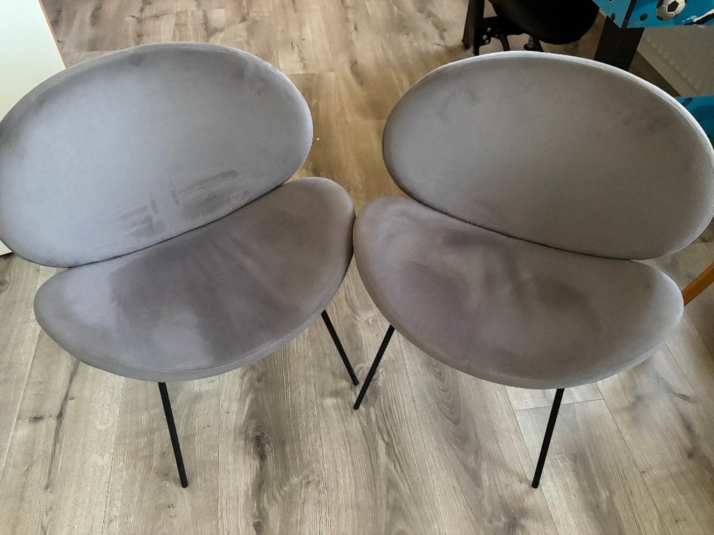 2 stoelen, Huis en Inrichting, Stoelen, Ophalen, Twee, Zo goed als nieuw, Stof