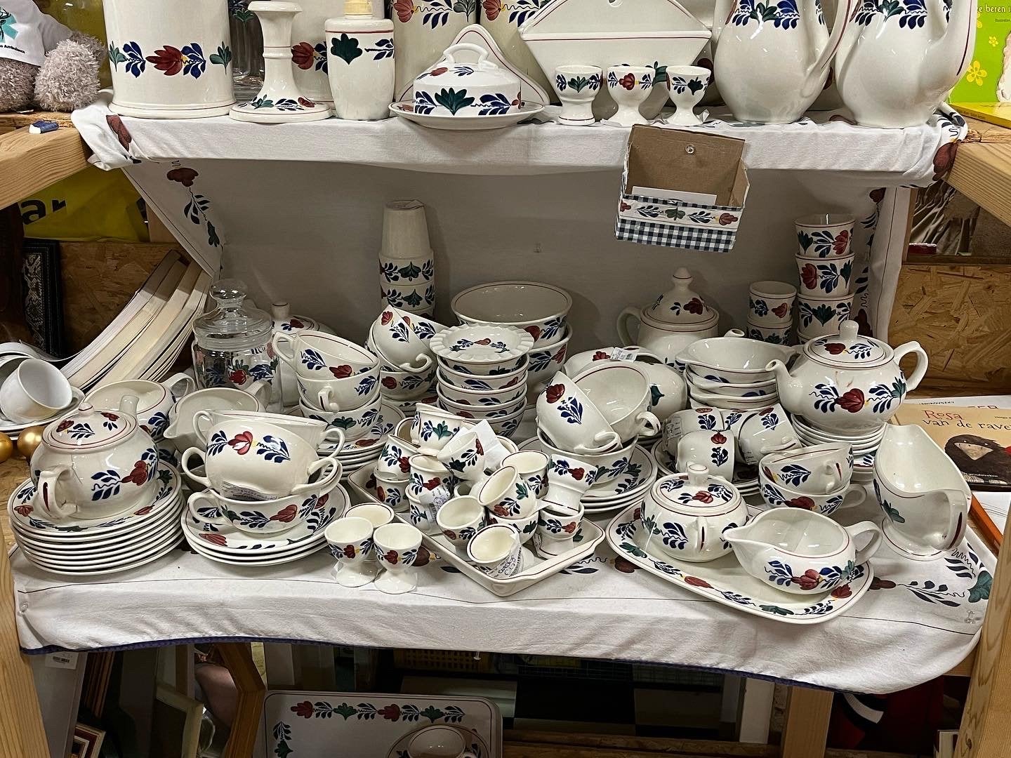 Boerenbont servies - modern en antiek - ruime voorraad, Huis en Inrichting, Keuken | Servies, Gebruikt, Boch, Ophalen of Verzenden