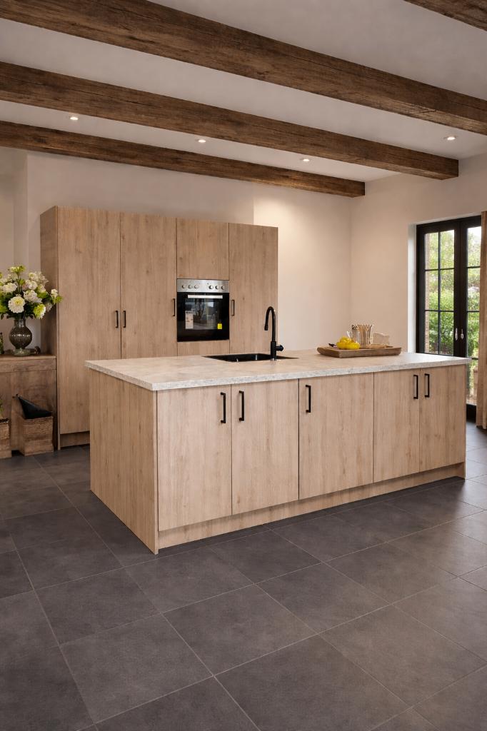 keuken met eiland, Overige kleuren, Nieuw, Dubbelwandige keuken, Ophalen of Verzenden