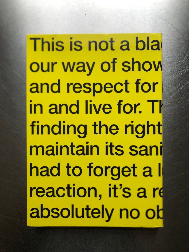 ADE- This Is Not a Black Book, Ophalen of Verzenden, Zo goed als nieuw, Algemeen