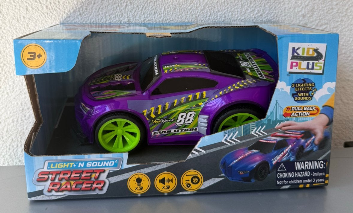 Speelgoed auto street racer pull back action, Kinderen en Baby's, Ophalen, Nieuw