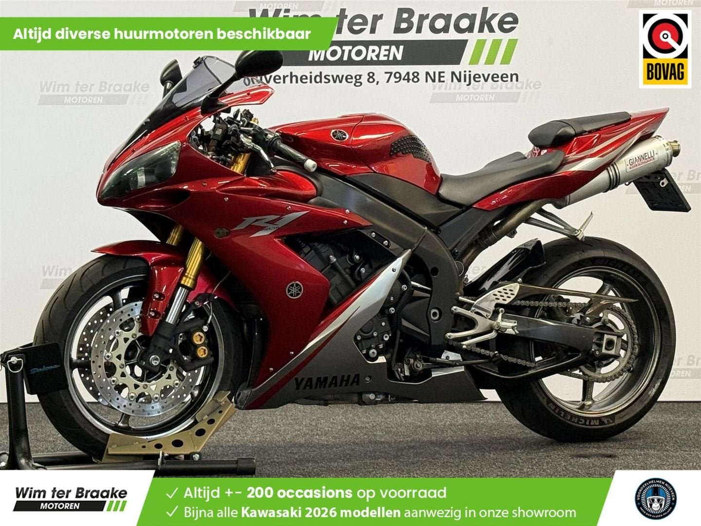 Yamaha YZF R1 (bj 2006) 59,804 km, 4 cilinders, Motorrijbewijs A, Bedrijf, Onbekend