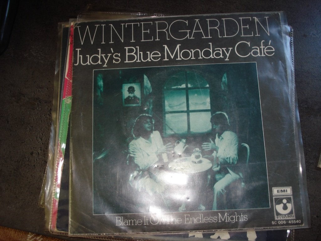Wintergarden: Judy's Blue Monday Café/Blame it on the, 7 inch, Single, Rock en Metal, Fotohoes