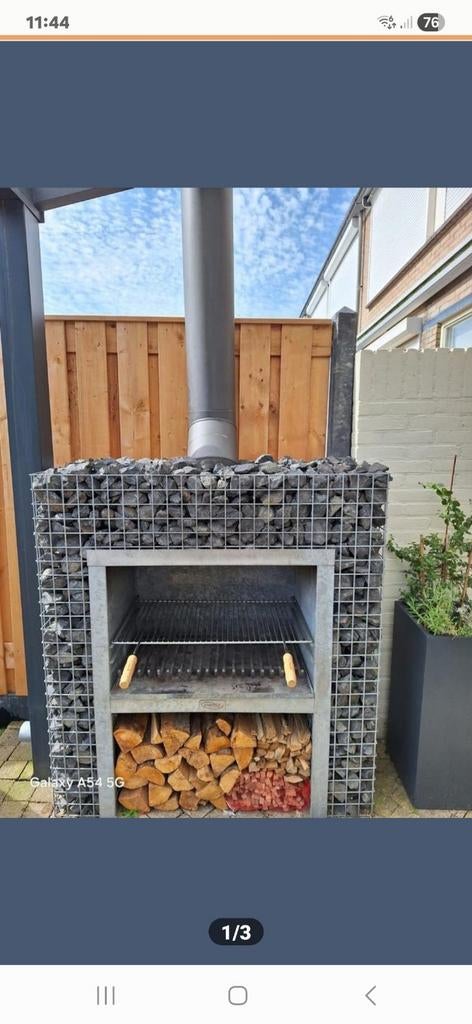 Gardeco schans openhaard bbq 2 jaar oud, Tuin en Terras, Tuinhaarden, Ophalen, Gebruikt