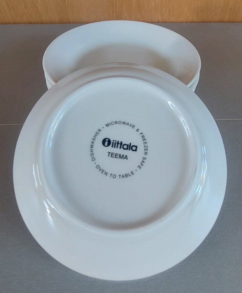Iittala schotels - 5 st. - Ø 12,5 cm, Verzenden, Zo goed als nieuw, Overige stijlen, Kop(pen) en/of Schotel(s)