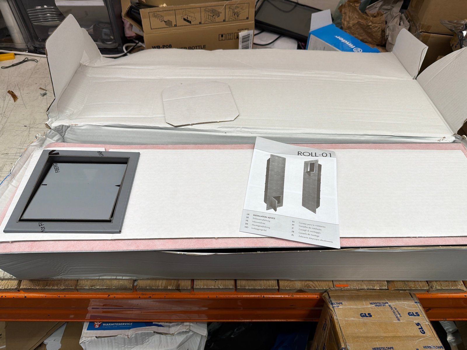 2 stuks Warmteservice Roll Box inbouw reserverolhouder RVS, Ophalen of Verzenden