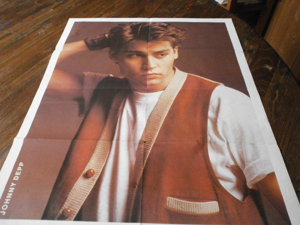 mooie xl poster jr 90 van Johnny Depp, Verzenden, Zo goed als nieuw, A1 t/m A3, Film en Tv
