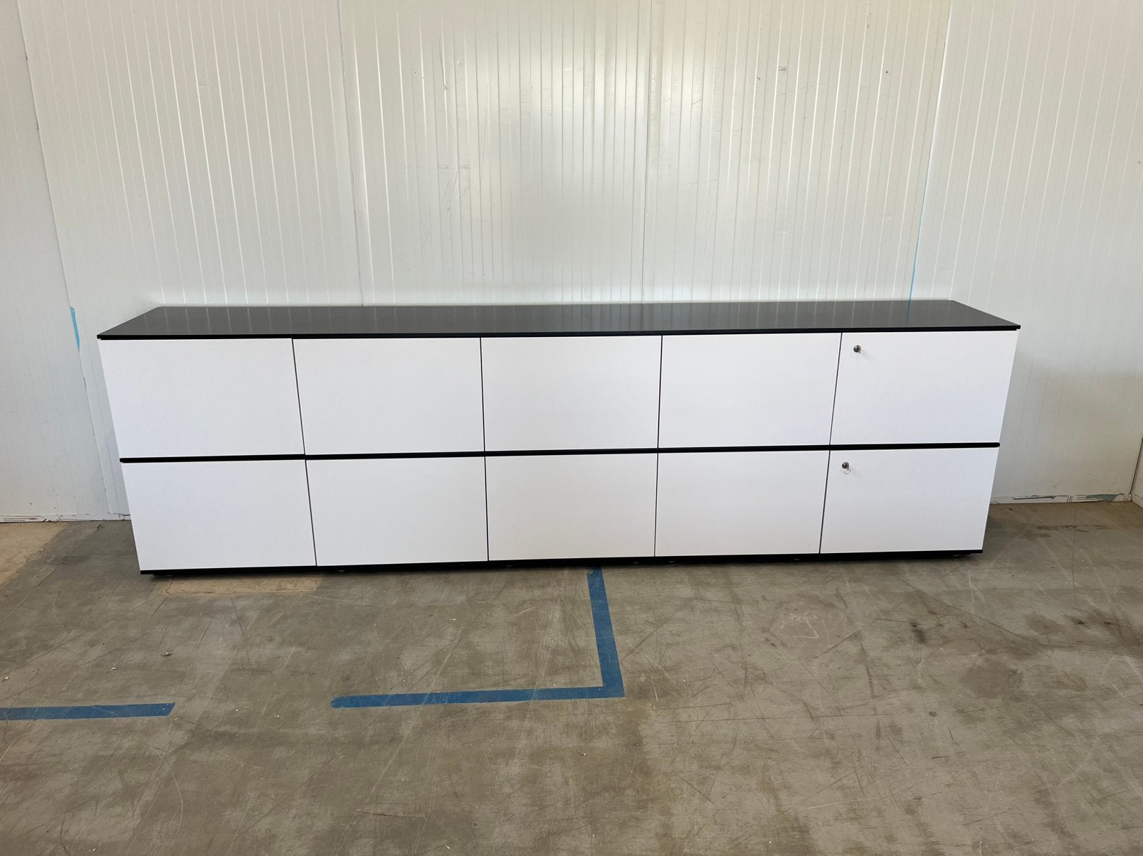 Pastoe Landscape wandmeubel met 10 vakken, Huis en Inrichting, Ophalen, 250 tot 300 cm, Gebruikt, Pastoe