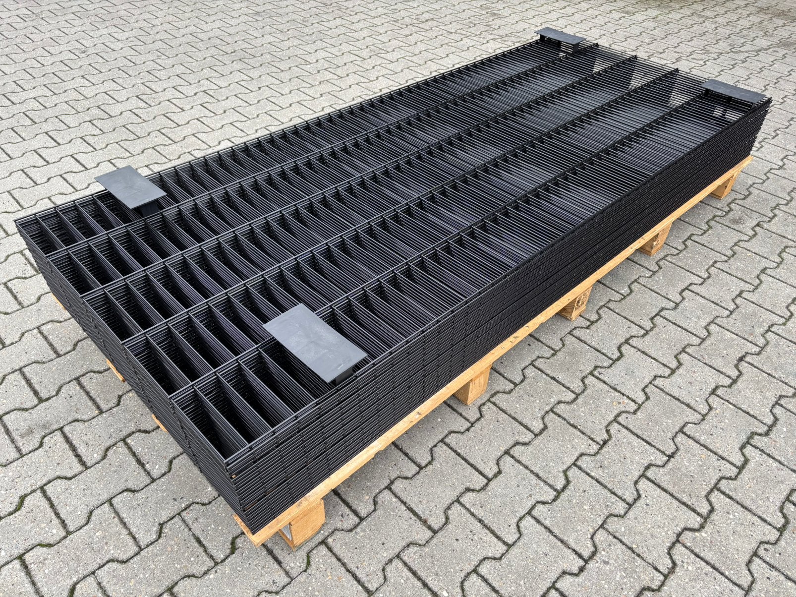 72.5 meter dubbelstaafmat hekwerk, hoogte 100 centimeter!, Ophalen, S, Nieuw, Dubbelstaafmat hekwerk