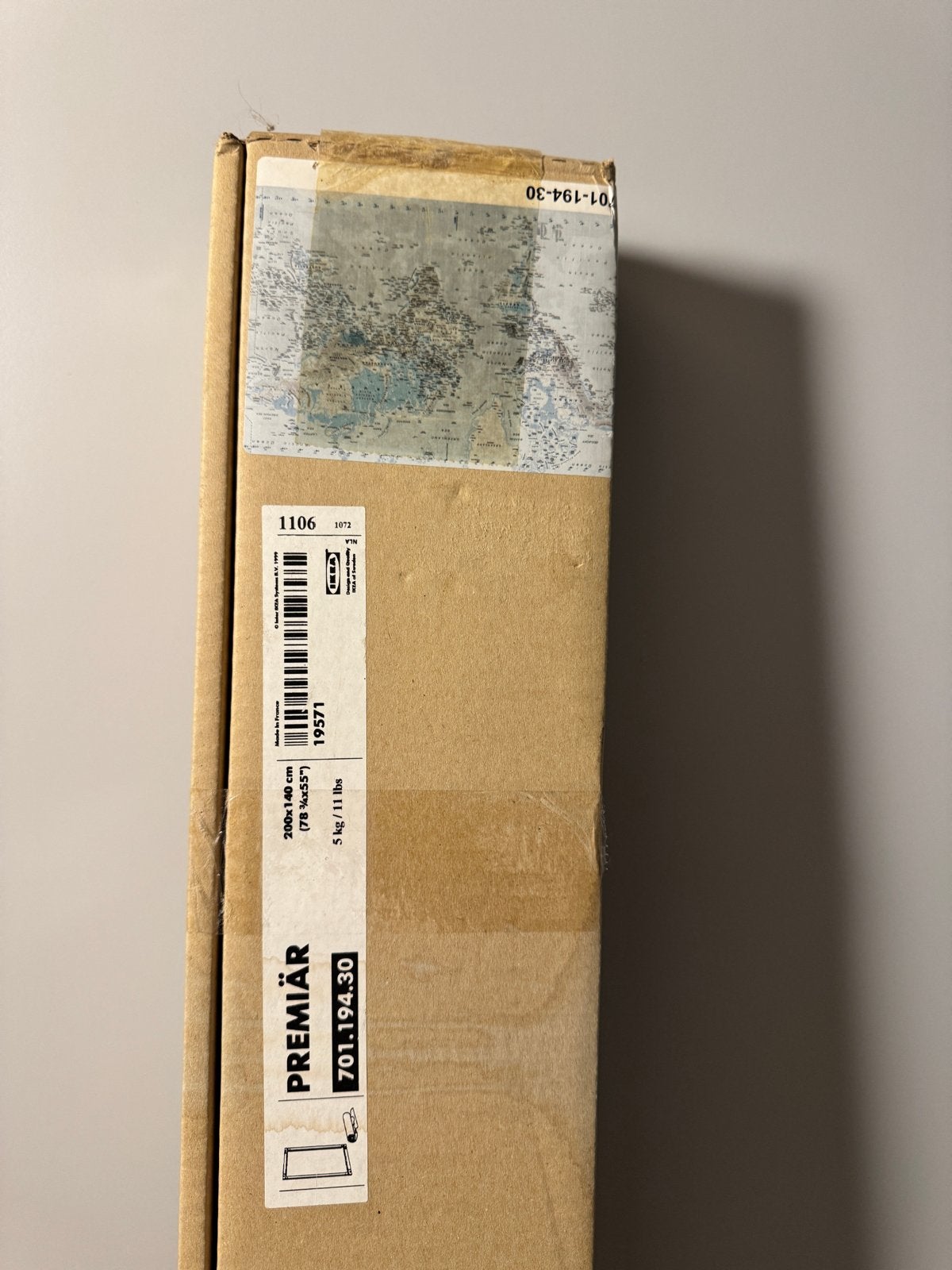 IKEA Premiär Wereldkaart - Nieuw in doos, Vintage!, Huis en Inrichting, Vintage, Meerkleurig, Nieuw, Ophalen of Verzenden