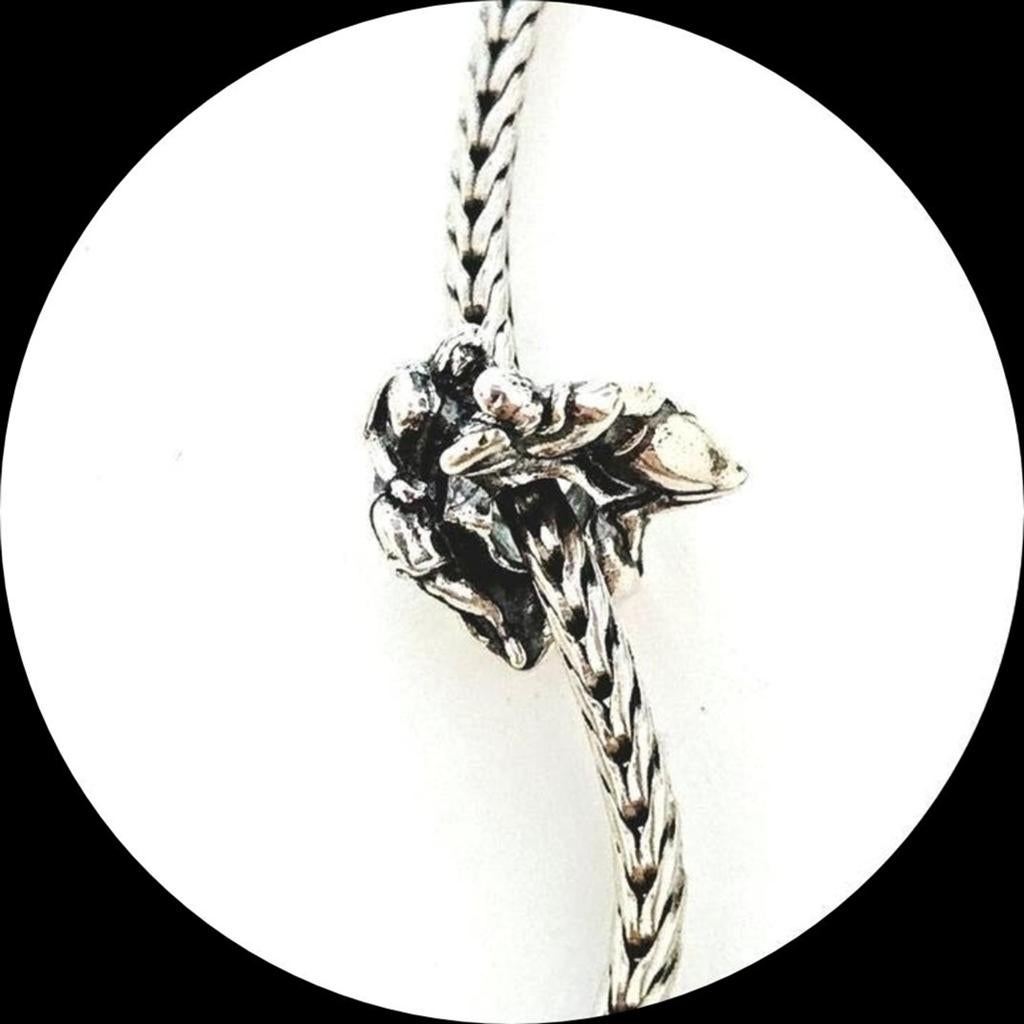 Trollbeads Ontbijt TAGBE-40037 / retired, Sieraden, Tassen en Uiterlijk, Bedels, Ophalen of Verzenden, Zo goed als nieuw, Trollbeads