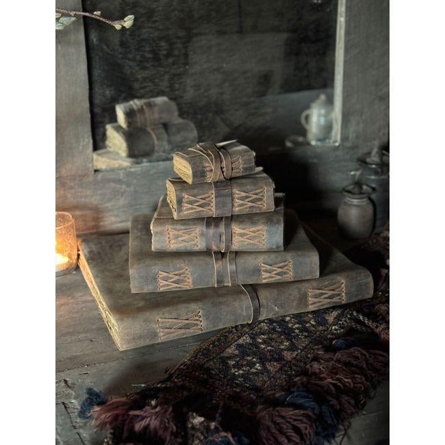 AUTHENTIEKE LEREN NOTITIEBOEKJES v. HOFFZ, Huis en Inrichting, Woonaccessoires | Overige, Nieuw, Ophalen of Verzenden