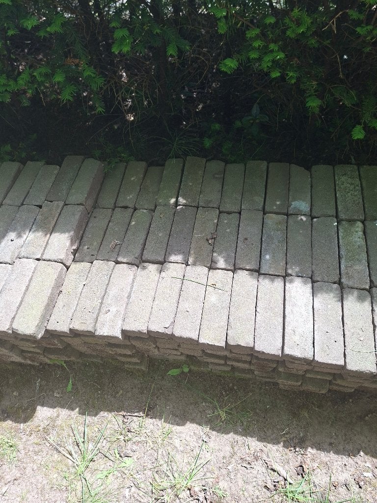 Klinkers, ca. 5 m², gratis, Tuin en Terras, Tegels en Klinkers, Ophalen, Gebruikt, Klinkers, 5 tot 10 m²