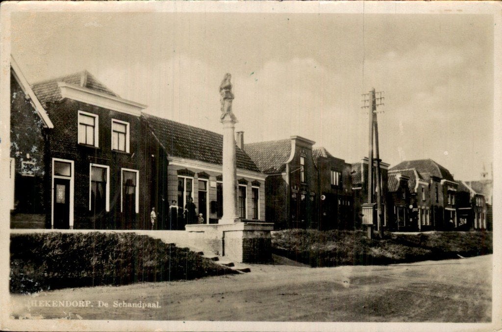 Hekendorp - De Schandpaal - Ansicht, Ophalen of Verzenden, 1920 tot 1940, Ongelopen, Utrecht